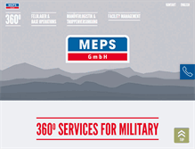 Tablet Screenshot of meps-int.com